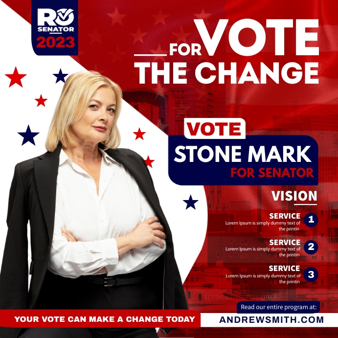 political campaign flyer Template | PosterMyWall