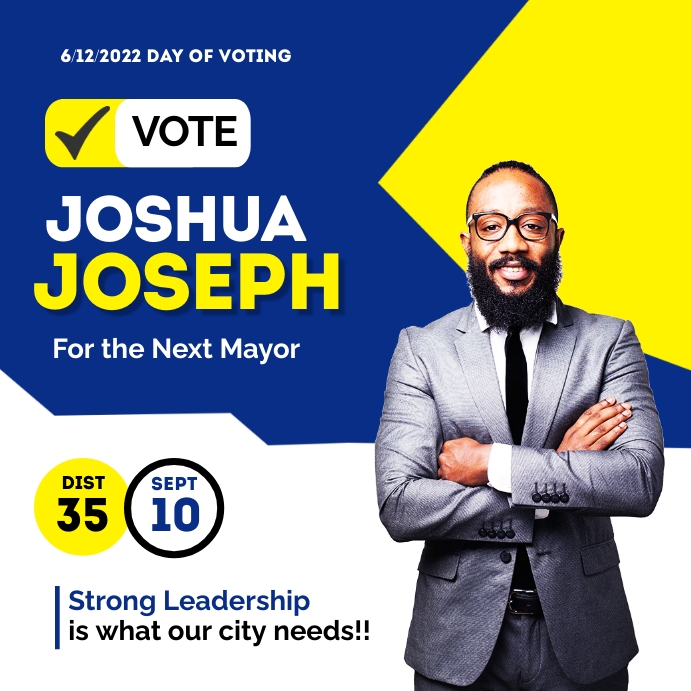 POLITICAL CAMPAIGN FLYER Template | PosterMyWall