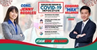 Political Covid Prevention delt Facebook-billede template