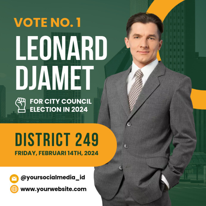 political election voting template | PosterMyWall