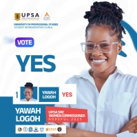 Political Flyer Design Template Square (1:1)
