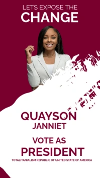 Political Flyer Template Instagram Story