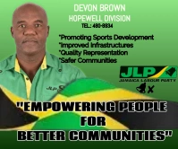 political flyers Stort rektangel template