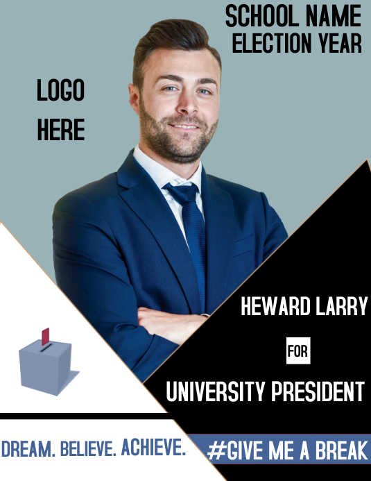 POLITICAL POSTER Template PosterMyWall POLITICAL POSTER Template PosterMyWall