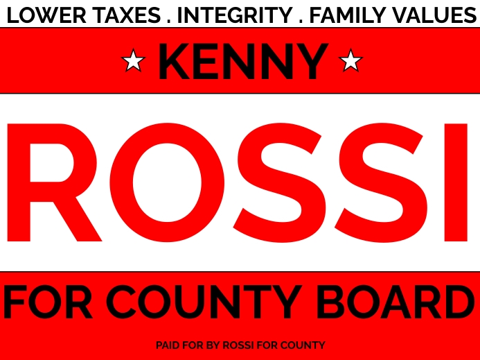 Political Yard Sign Template PosterMyWall