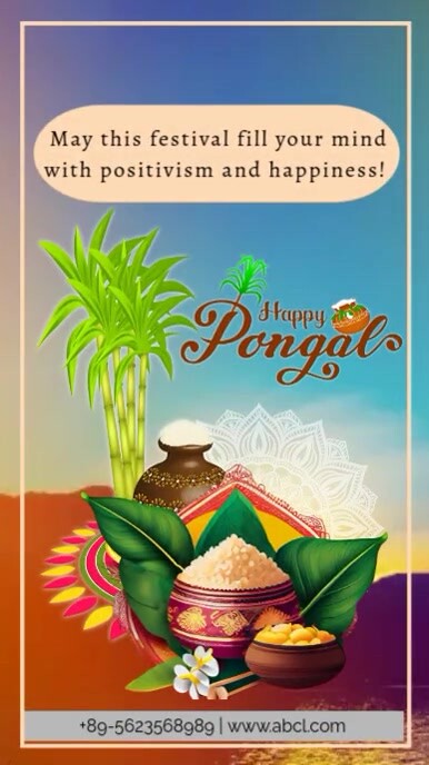 pongal instagram story template
