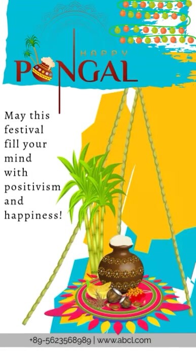 pongal instagram story template