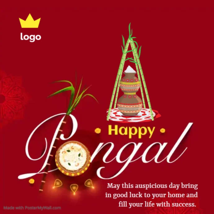 Pongal Instagram Post template