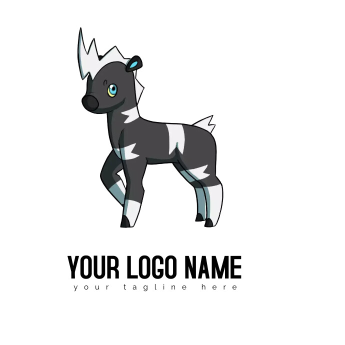 Pony Blitzle Pokémon universe Zebstrika Logo template