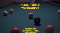 POOL BILLIARDS TOURNAMENT Digital Display (16:9) template