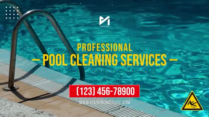 Pool Cleaning Services Template | PosterMyWall