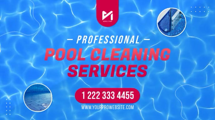 Pool Cleaning Services Template | PosterMyWall