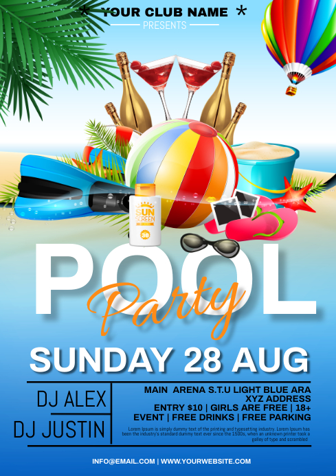 Copy of POOL | PosterMyWall