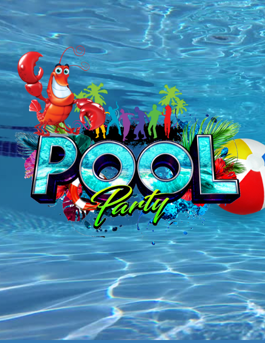 Copy of pool | PosterMyWall
