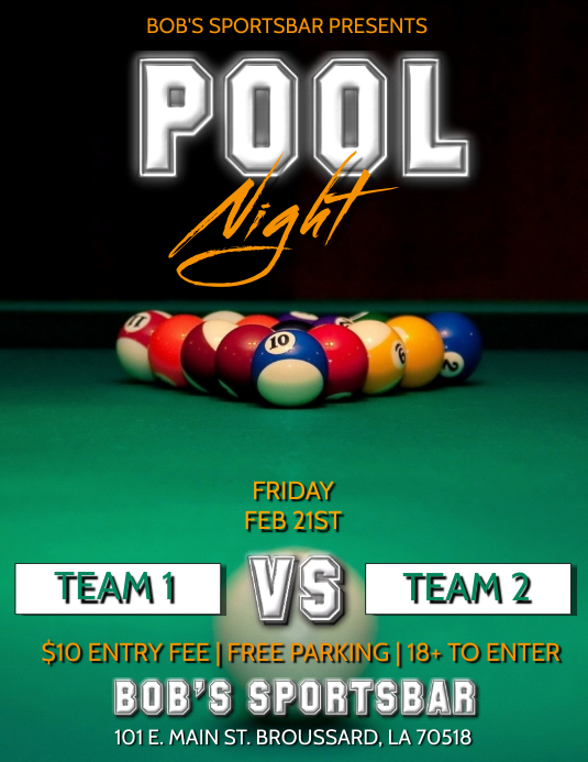 Game Night Flyer Template