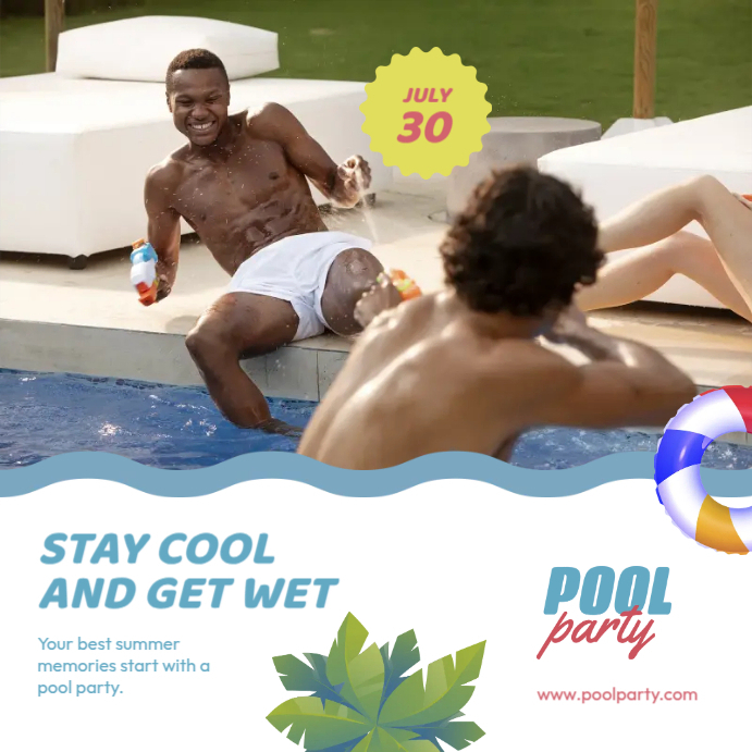 Copy of Pool Party Ads | PosterMyWall