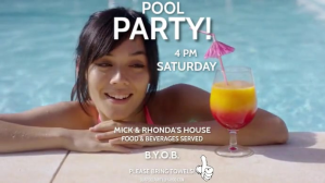 POOL PARTY Display digitale (16:9) template