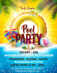 Pool Party Template (1) | PosterMyWall