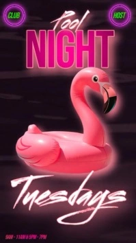 Pool Party Instagram Story template