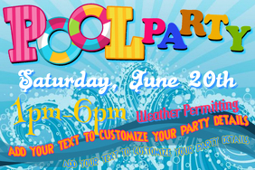 15 830 customizable design templates for pool party postermywall