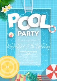 Pool Party Template (2) A4