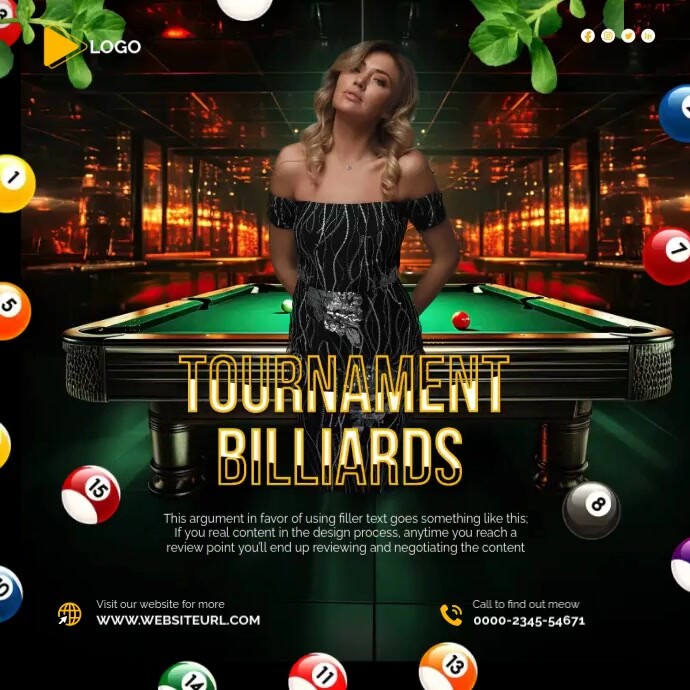 Pool Table Night | PosterMyWall