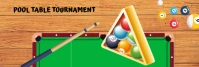 Pool Table Tournament Bannière LinkedIn template