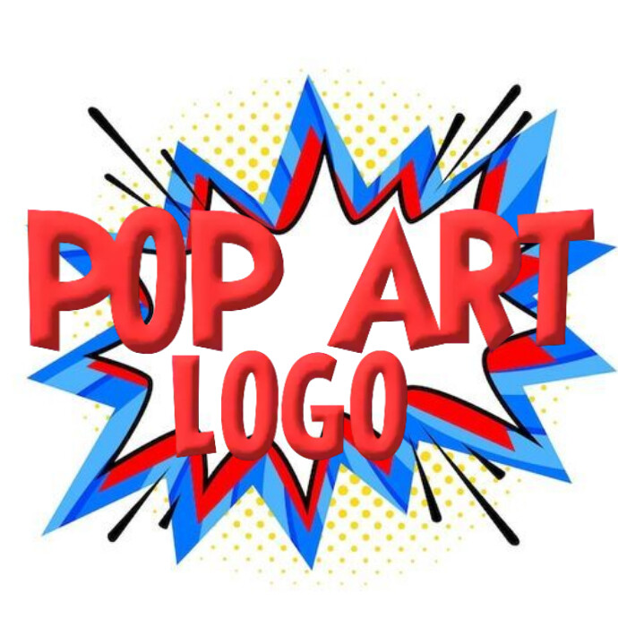 Pop Art Logo Template PosterMyWall Pop Art Logo Template PosterMyWall