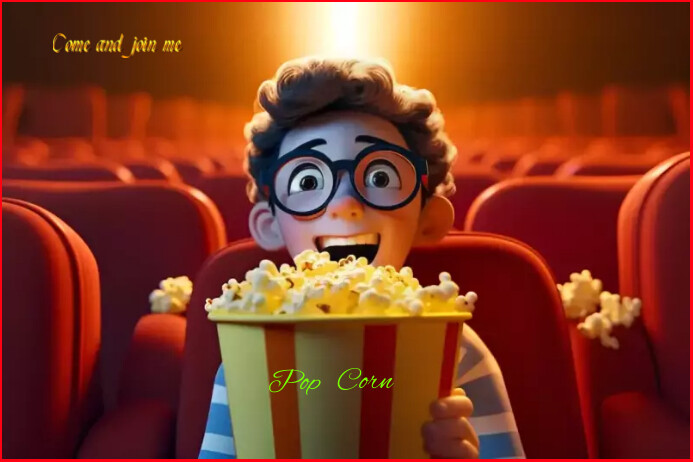 Pop Corn Template PosterMyWall