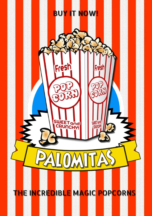 POP CORN Template PosterMyWall