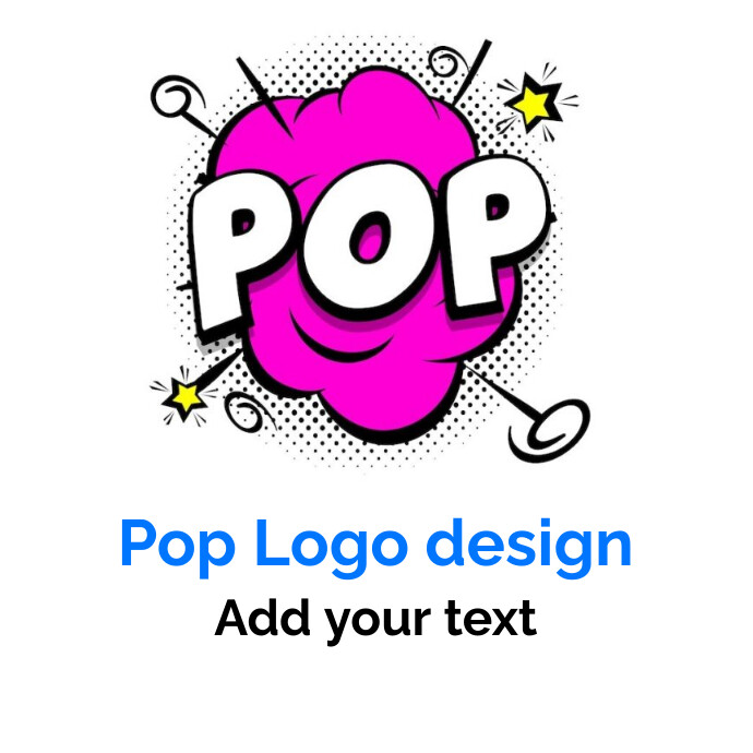 Pop Logo Template PosterMyWall pop-logo-template-postermywall
