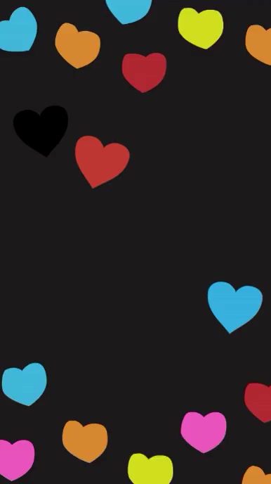Pop Love Heart Animação Tiktok Background Modelo | PosterMyWall