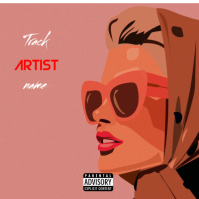 Pop music cover template