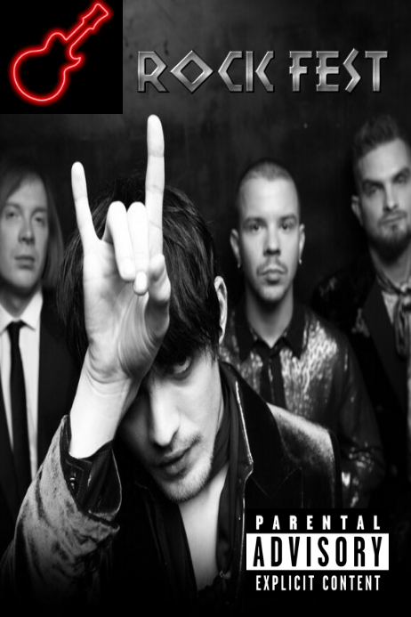 POP ROCK Template | PosterMyWall