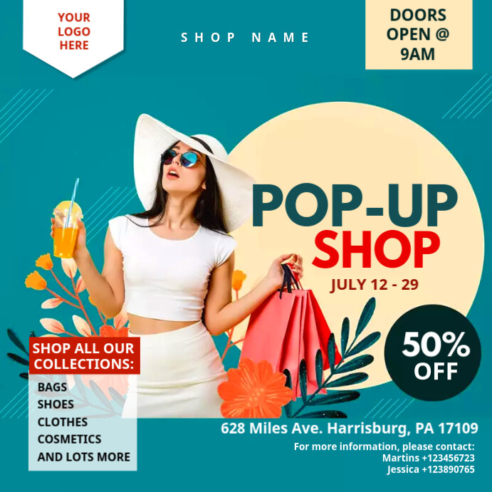 Pop Up Boutique Flyer Template | PosterMyWall