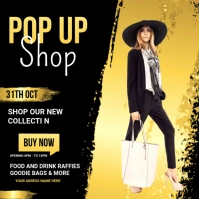 Pop up shop Quadrato (1:1) template