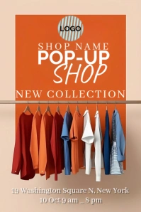 Pop-Up Shop Post Plakkaat template
