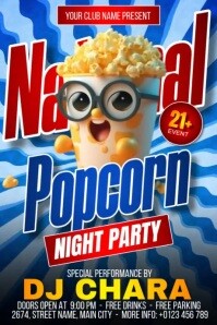 National Popcorn Day Ads Template | PosterMyWall