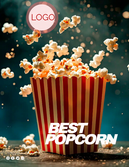 Popcorn Format Modèle popcorn | PosterMyWall