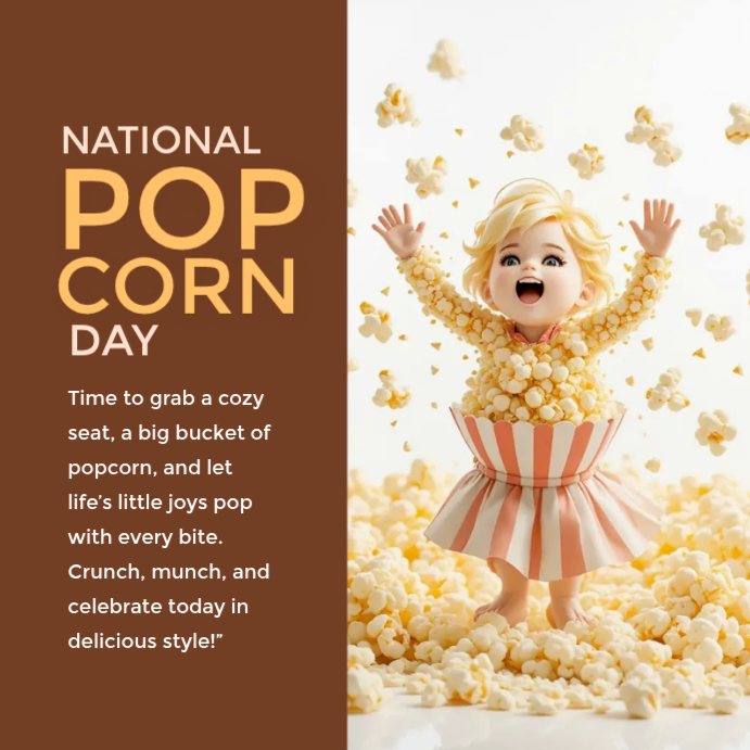 Popcorn Template | PosterMyWall