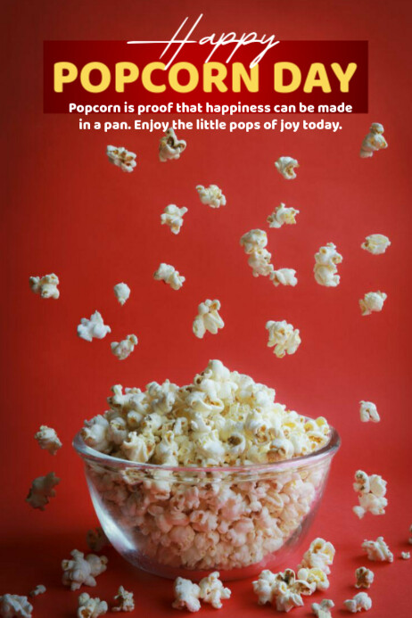 Popcorn Template | PosterMyWall