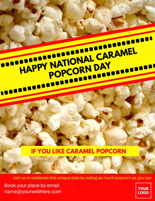 POPCORN FLYERS Template PosterMyWall