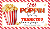 Popcorn gift tag Tanda template