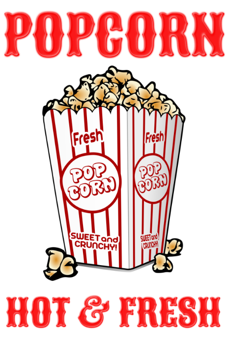 Printable Popcorn Sign