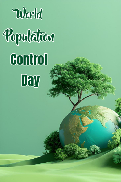 population control day 2025 Template | PosterMyWall