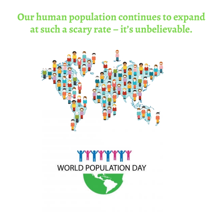 Population Day Instagram Post template