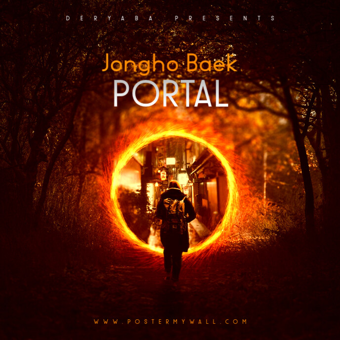 Portal Magic Teleport The Mixtape CD Cover Sampul Album template