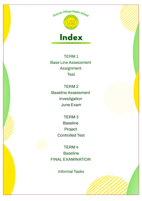 Sample Assignment Cover Page Design
