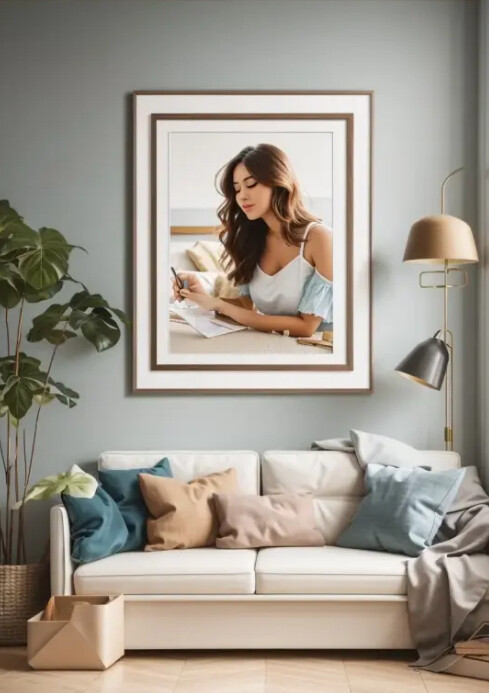 Portrait Template | PosterMyWall