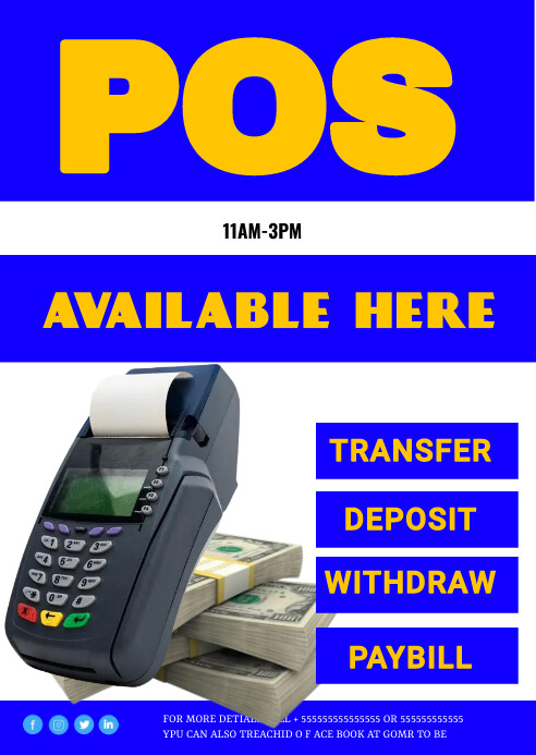 POS,POS Template | PosterMyWall